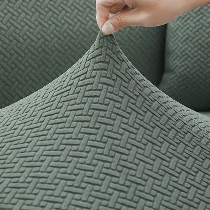 Housse de coussin de siège de canapé en Jacquard