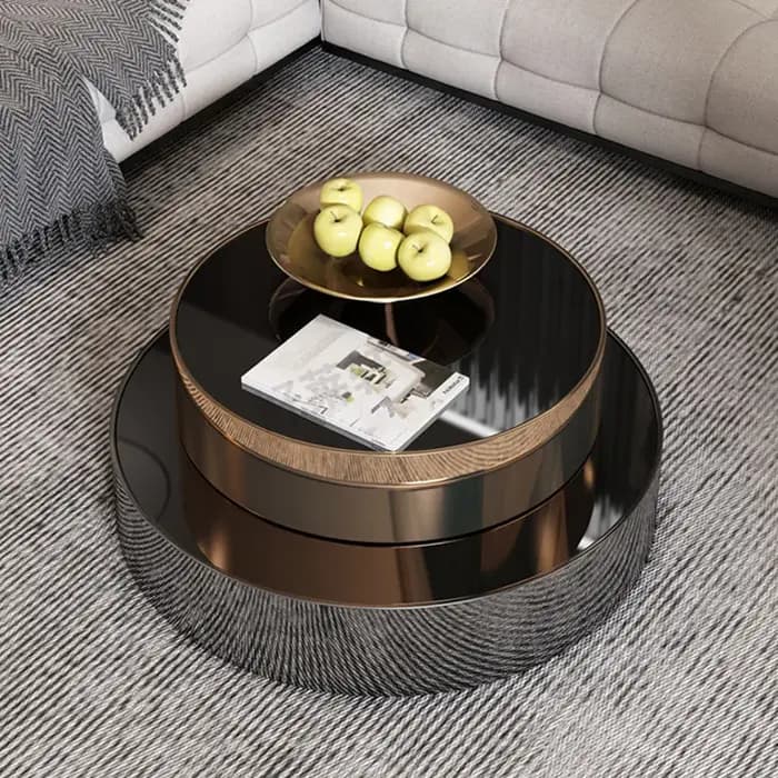 Table à thé rotative de luxe