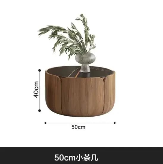 Table basse De sol esthétique Design cadre à couverture rigide Table basse De luxe ornements minimal