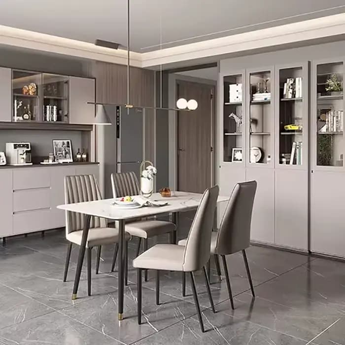 Tiroirs de rangement salon Whote étroit luxe gothique armoire