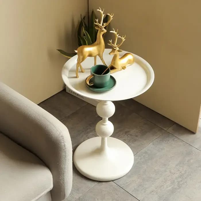 Petite Table Basse Ronde Nordique