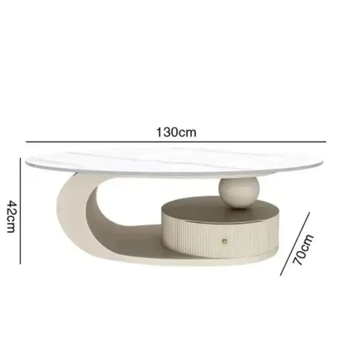 Table d'appoint ronde unique
