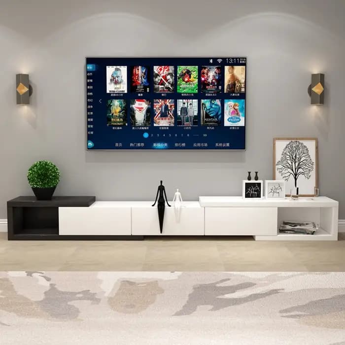 Meuble Tv étroit, Design brillant