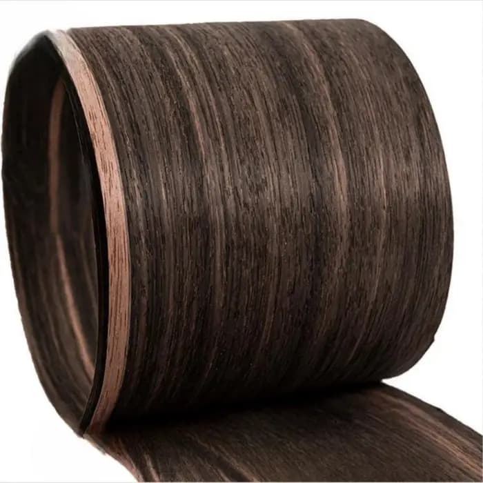 Placage en bois d'ébène indonésien noir véritable naturel pour meubles