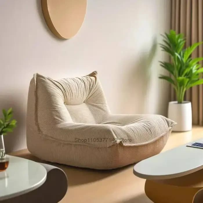 Canapé paresseux style chenille pour petits appartements