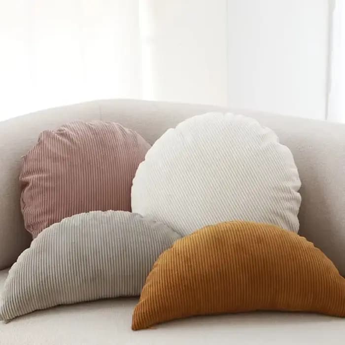 Housse de coussin ronde 45x45 50x50 60x60cm