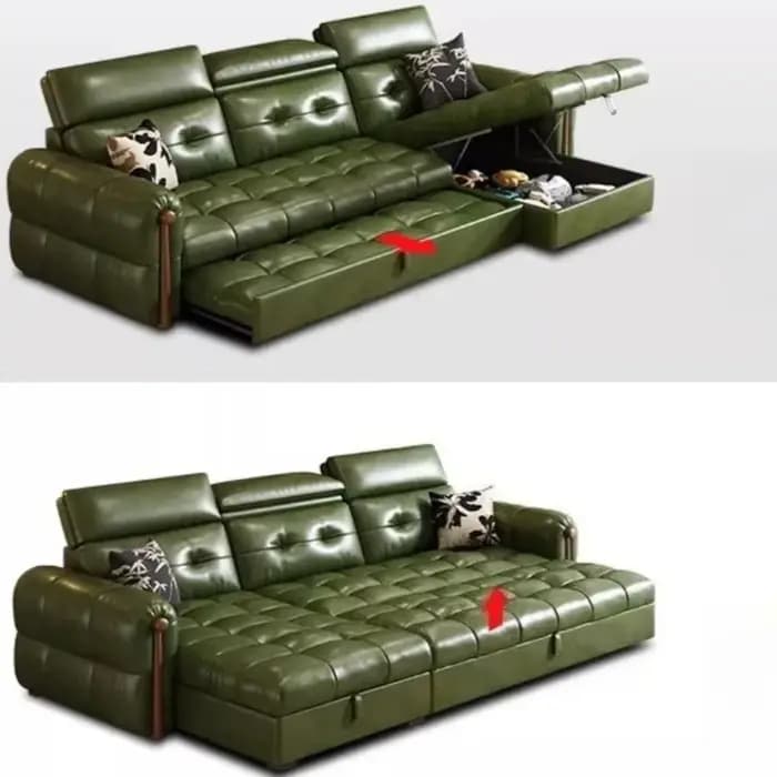 Canapé de salon minimaliste économique avec coussin et accoudoirs