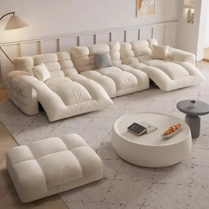 Canapé italien confortable design coussin appartement canapés doux élégant relaxant Muebles Para Habitacion accessoires pour la maison