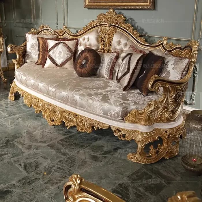 Beau canapé en cuir italien