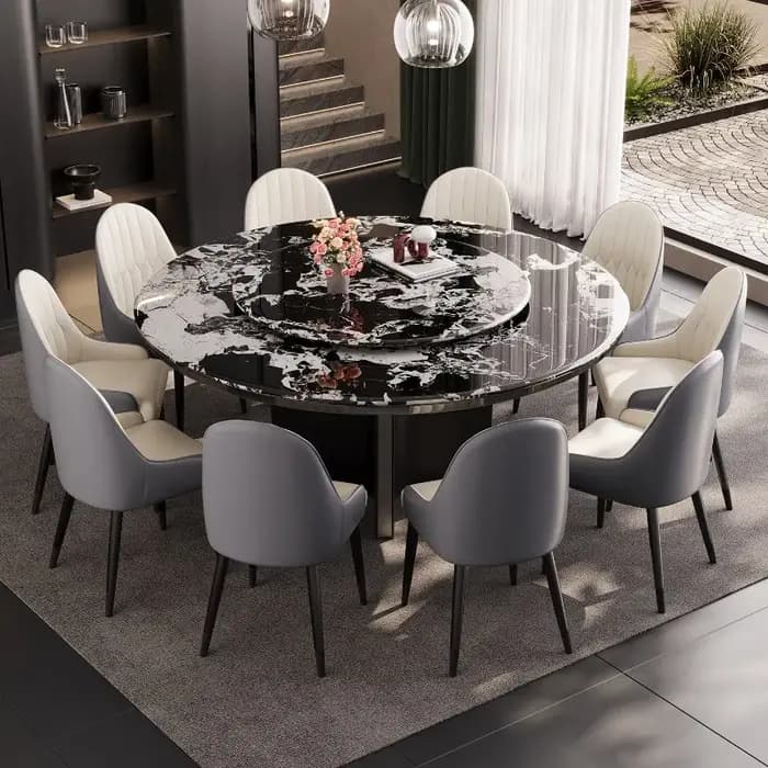Table à manger ronde de luxe