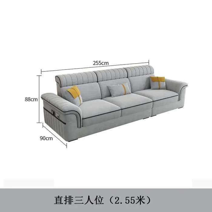 Canapé-lit Cloud Lazy Storage, fauteuil de relaxation vintage moderne pour adultes, canapé-lit de lu