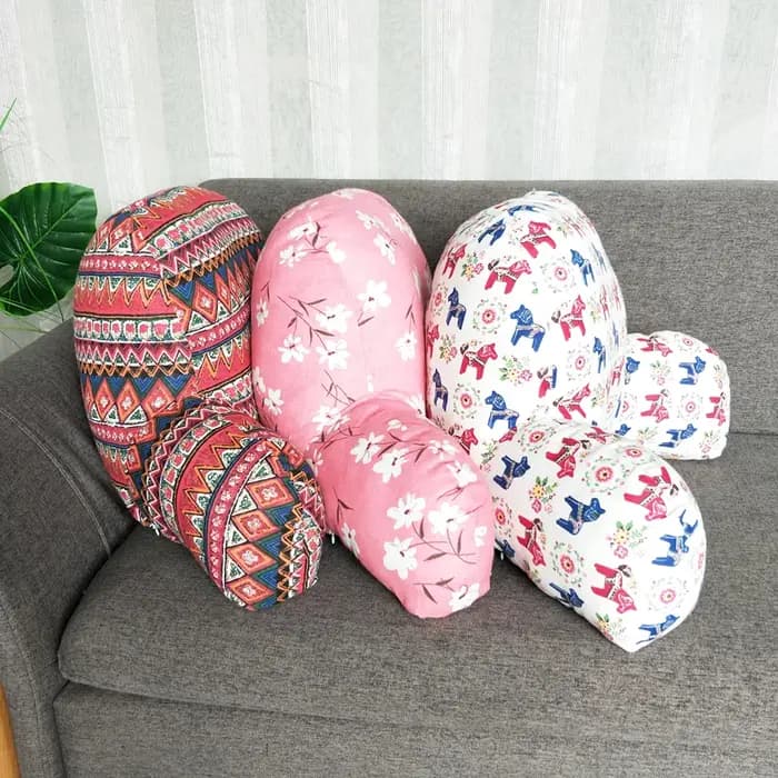 Coussin Boho en Mélange Chaud avec Accoudoirs