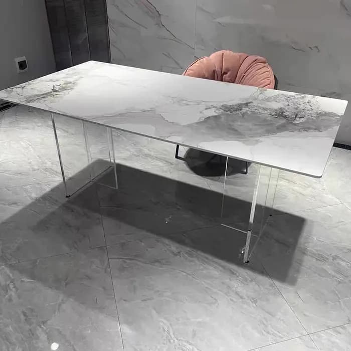Design minimaliste gain de place Table à manger esthétique moderne créatif Tables à manger Muebles Para Hogar meubles de salle à manger