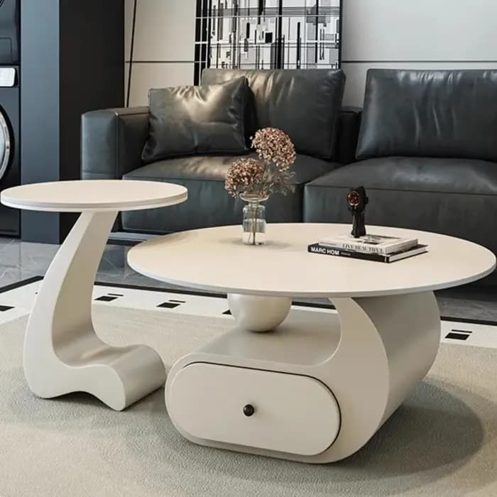 Tables basses rondes uniques pour ordinateur portable