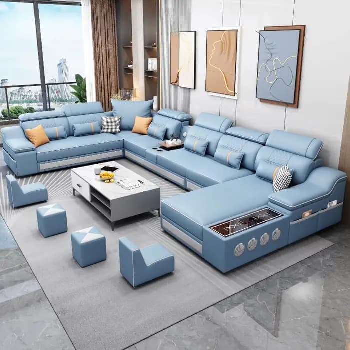 Classique Waterprof canapé rangement appartement bras minimaliste