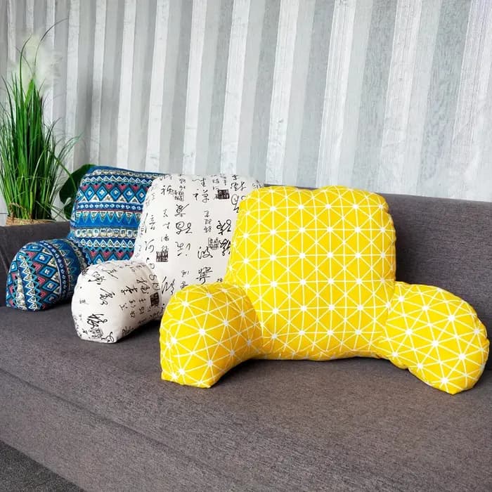 Coussin Boho en Mélange Chaud avec Accoudoirs