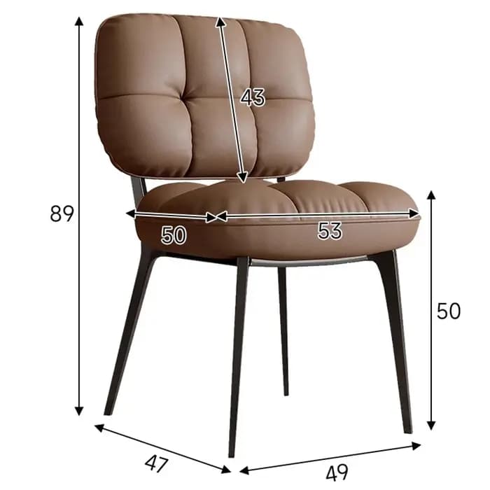 Chaises de salle à manger de luxe modernes et élégantes