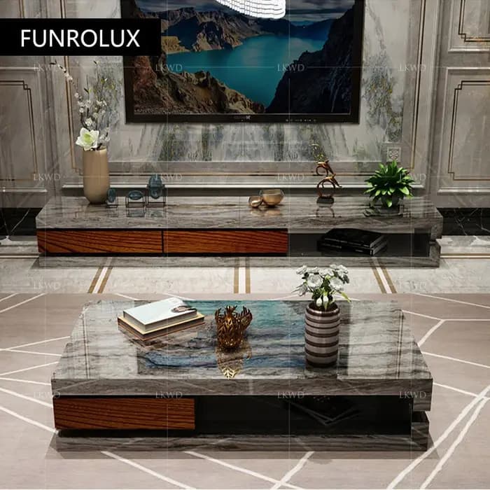 Table basse post-moderne pour salon