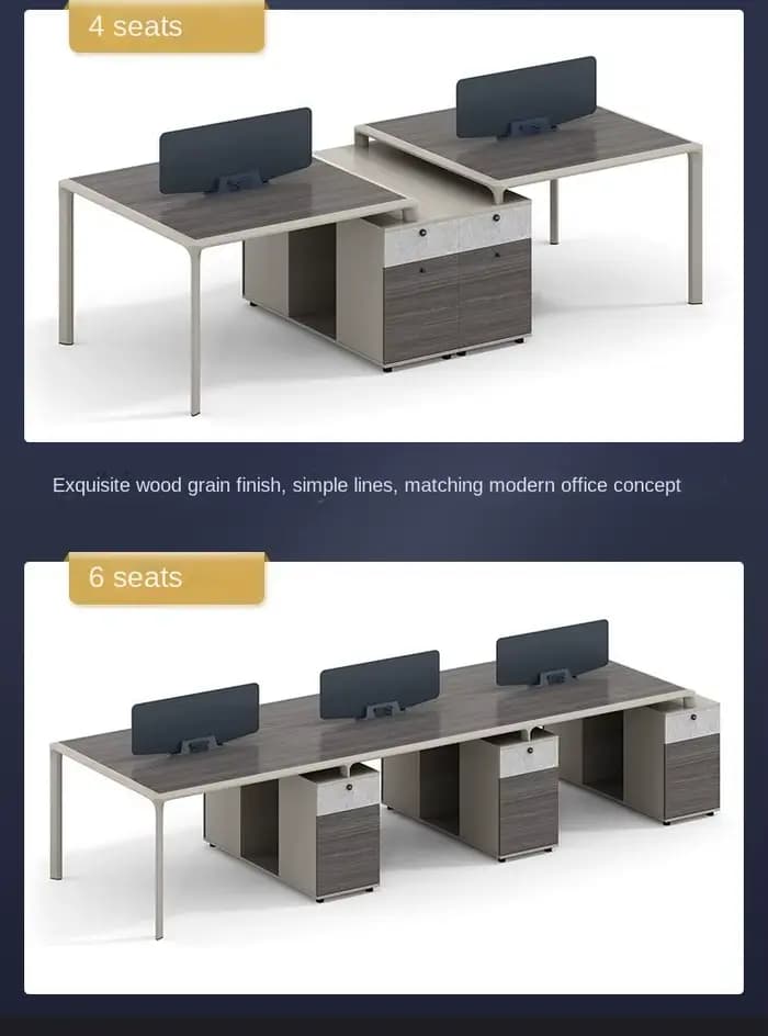 Designs modernes Dernière bureau Table de poste de travail Ceo boss High Tech Executive Mdf Bureau d