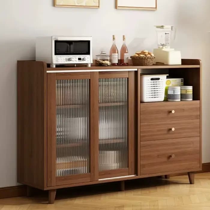 Meuble de rangement anti-poussière pour salon