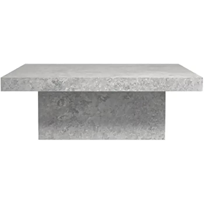 Pour table basse, table basse industrielle moderne, table centrale carrée pour salon, bureau, balcon