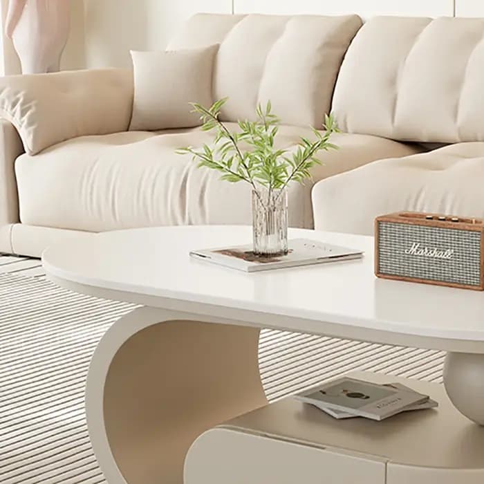 Table basse classique moderne beauté avec tiroirs