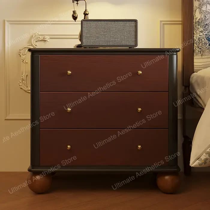 Table de chevet de grande capacité, luxe et raffinement, table de nuit pratique et minimaliste, meuble de chambre à coucher moderne et créatif