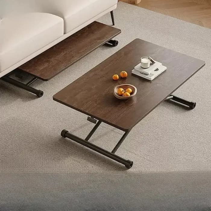 Table basse pliante relevable – Bureau multifonction mobile pour petits appartements