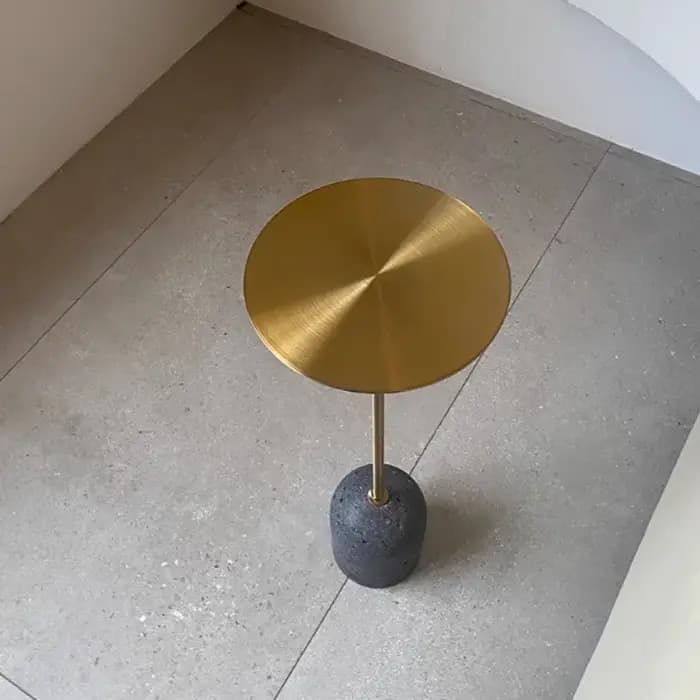 Tables de canapé d'art modernes en acier inoxydable