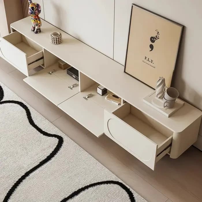 Ornement moderne meuble Tv blanc Design Simple plancher