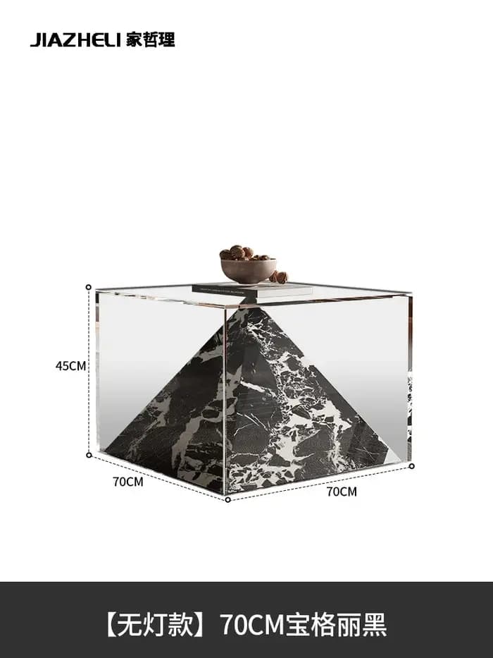 Table basse élégante de luxe