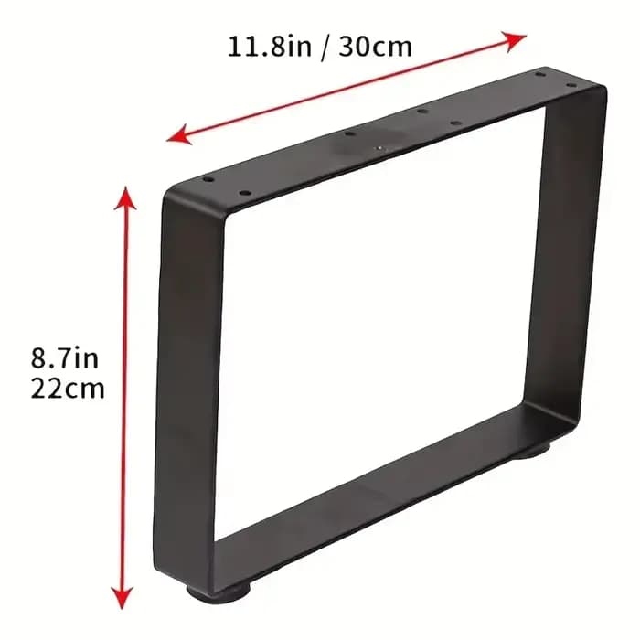 Pieds de table en métal DIY