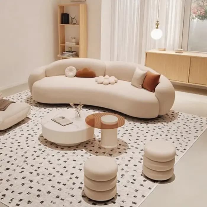 Paresseux classique Salon canapés plancher concepteur coussin confortable canapé élégant Relax Meuble