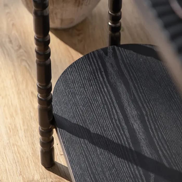 Table Console nordique noire moderne Kawaii Glam