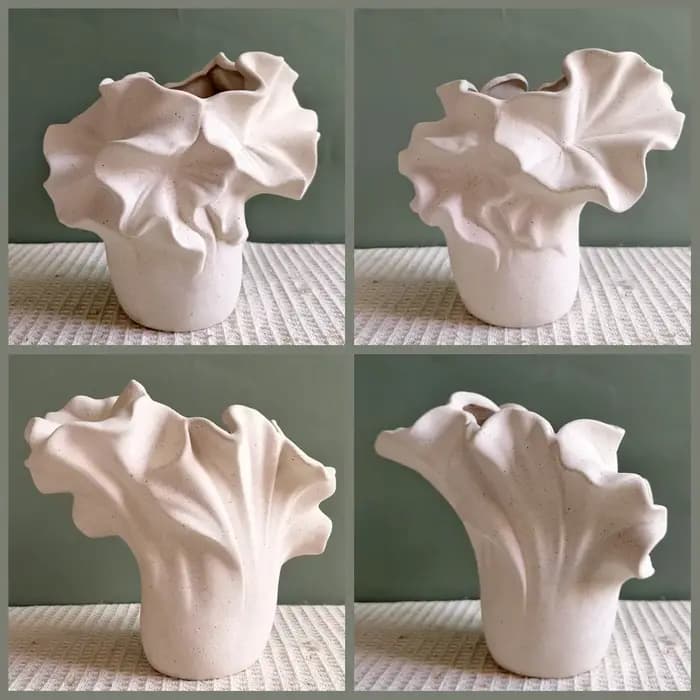 CAPIRON – Vase Chic mat pour herbe de Pampas séchée