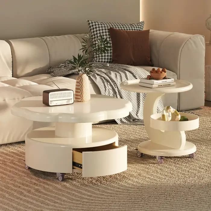 Table basse moderne pour canapé