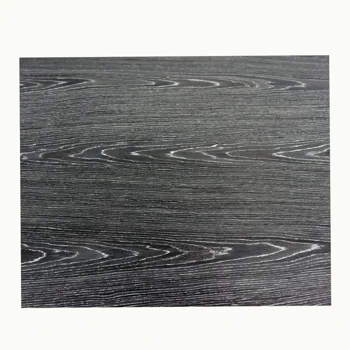 Chêne noir avec placage de bois de Grain argenté, 58x250cm, pour meubles, armoires, décoration de ré