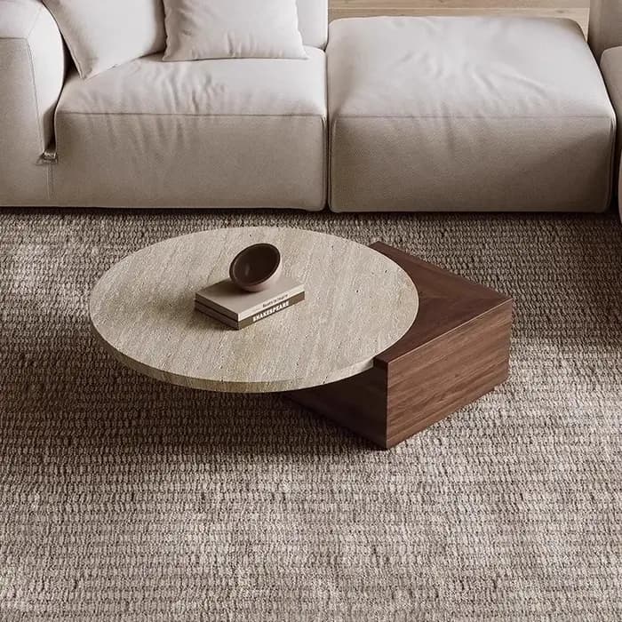 Wabi Sabi ensembles Table Basse ronde beauté Design Unique