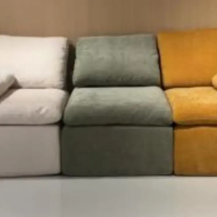 Salon concepteur Compression canapé paresseux coussin moderne inclinable