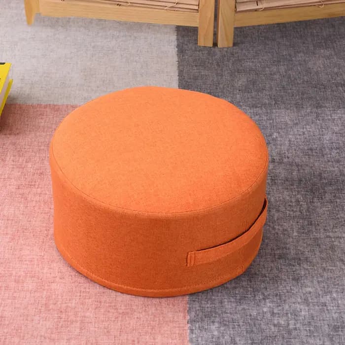 Coussin d'assise au sol, repose-pieds, canapé rond, pouf, aide-pied
