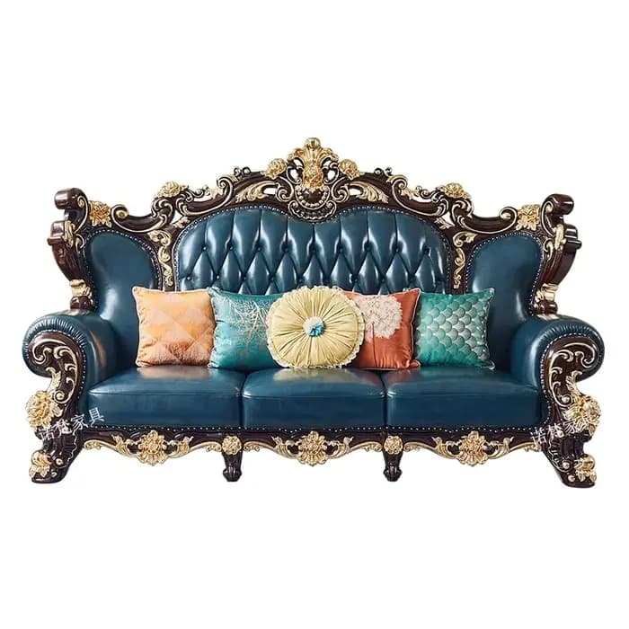 Canapé de salon nordique de luxe pour adultes