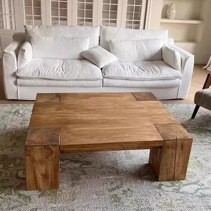 Table basse moderne en bois