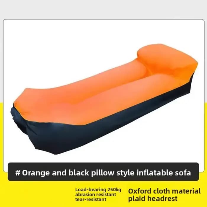 Canapé gonflable portable d'extérieur, chaise longue gonflable d'extérieur, chaise gonflable, sac de couchage gonflable, lit d'air de camping, pouf banane