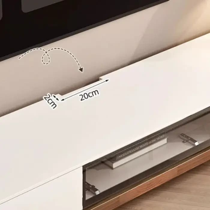 Meuble TV Rétractable en Bois