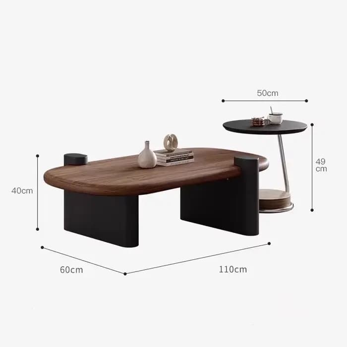 Table basse ronde confortable