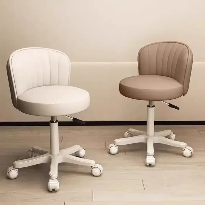 360 ° Chaise rotative, tabouret de maquillage réglable en hauteur, coiffeuse de chambre à coucher,