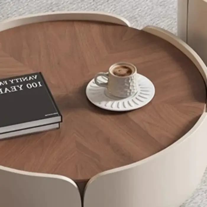Table basse nordique vintage pour salon