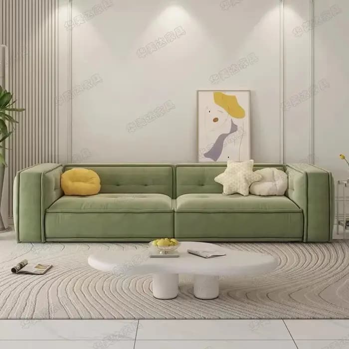 Salon sectionnel luxe canapé minimaliste nordique classique inclinable