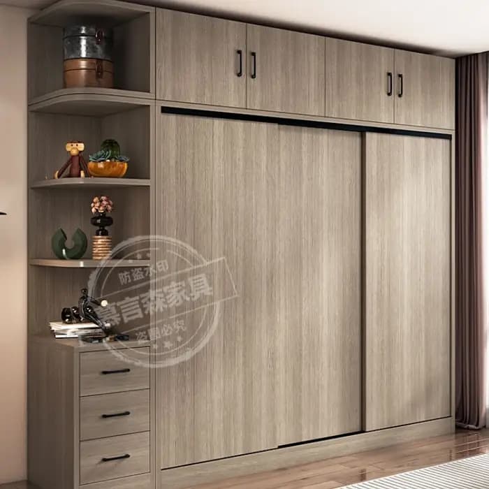 Armoires en bois naturel