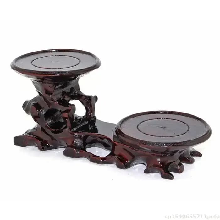 Table Basse et Thé en Bois Massif Naturel